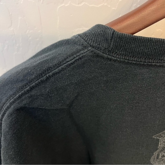 Harley Davidson Police vintage long sleeve graphic shirt,black,100%Cotton sz XXL - Picture 5 of 14